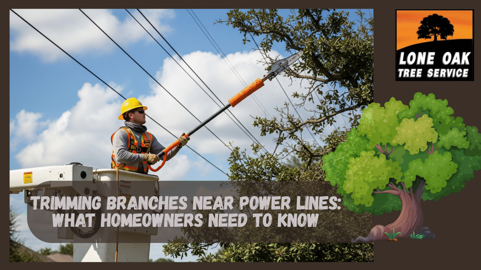 Trimming Branches Near Power Lines: What Homeowners Need to Know – Lone ...