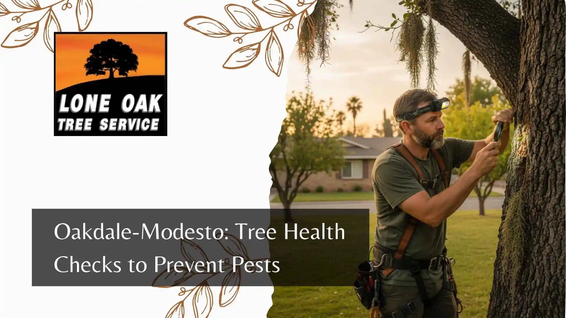 Oakdale-Modesto Tree Health Checks to Prevent Pests