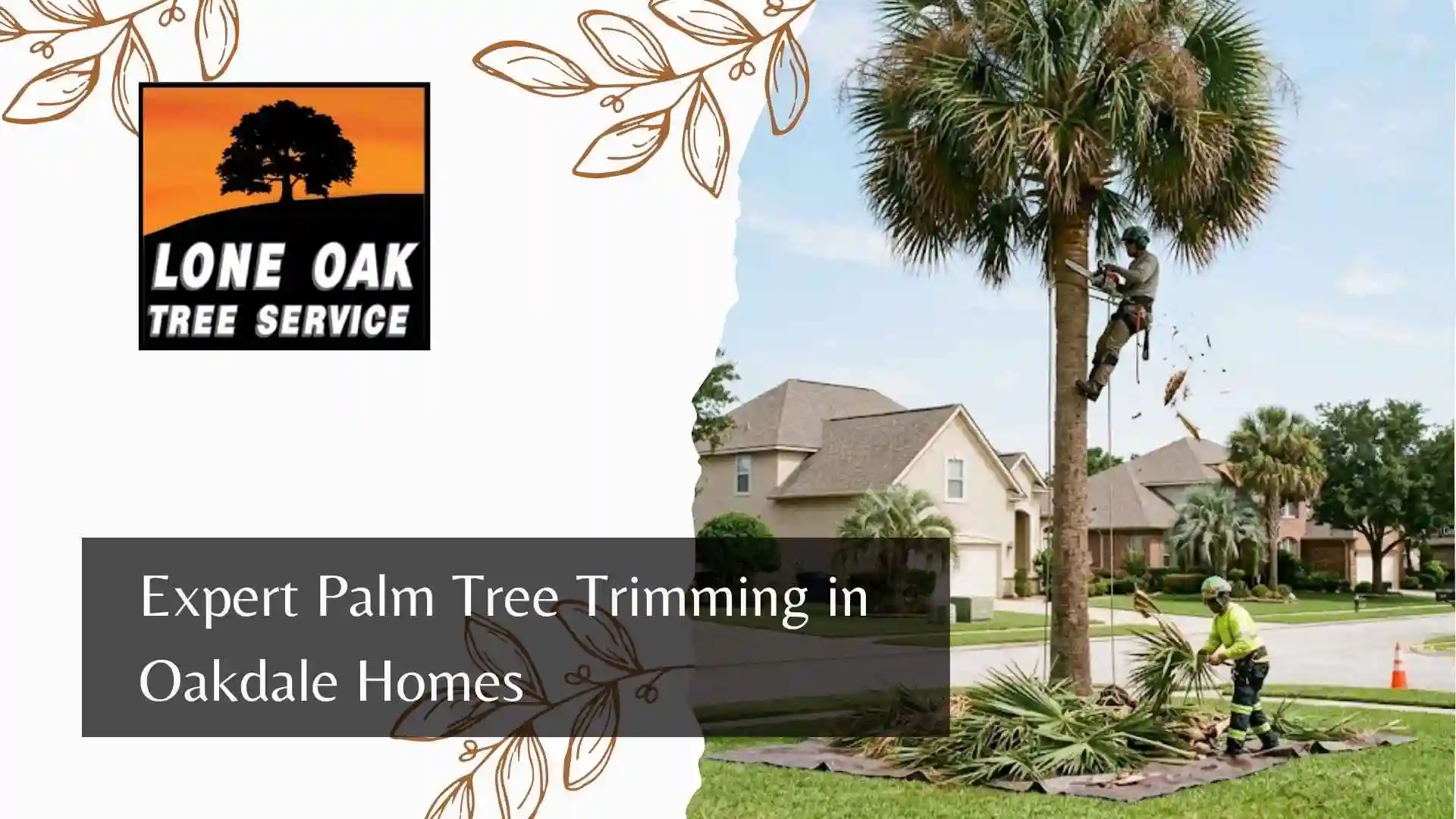 Expert Palm Tree Trimming in Oakdale Homes