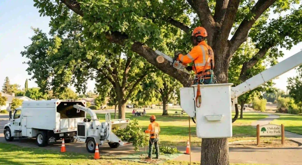 Professional tree pruning service in Oakdale California