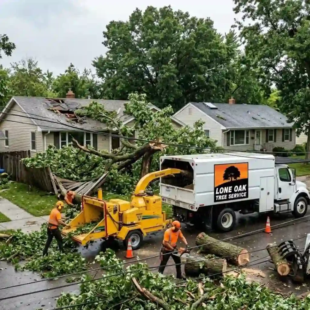 emergency cleanup in progress