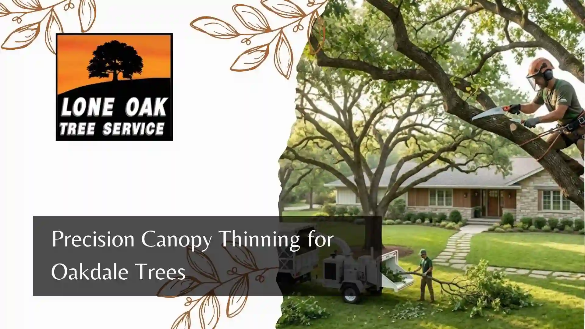 Precision Canopy Thinning for Oakdale Trees