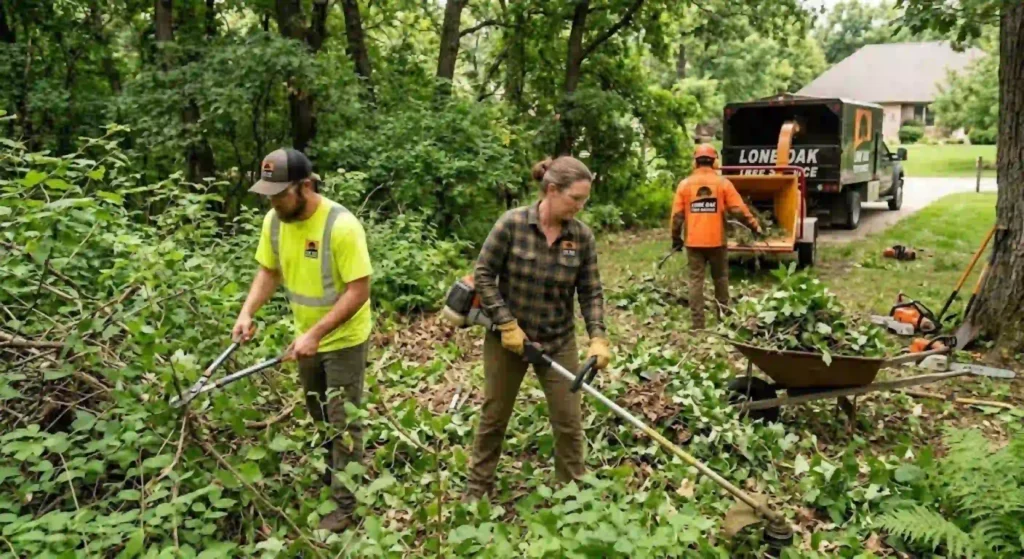 Professional brush removal service in Oakdale