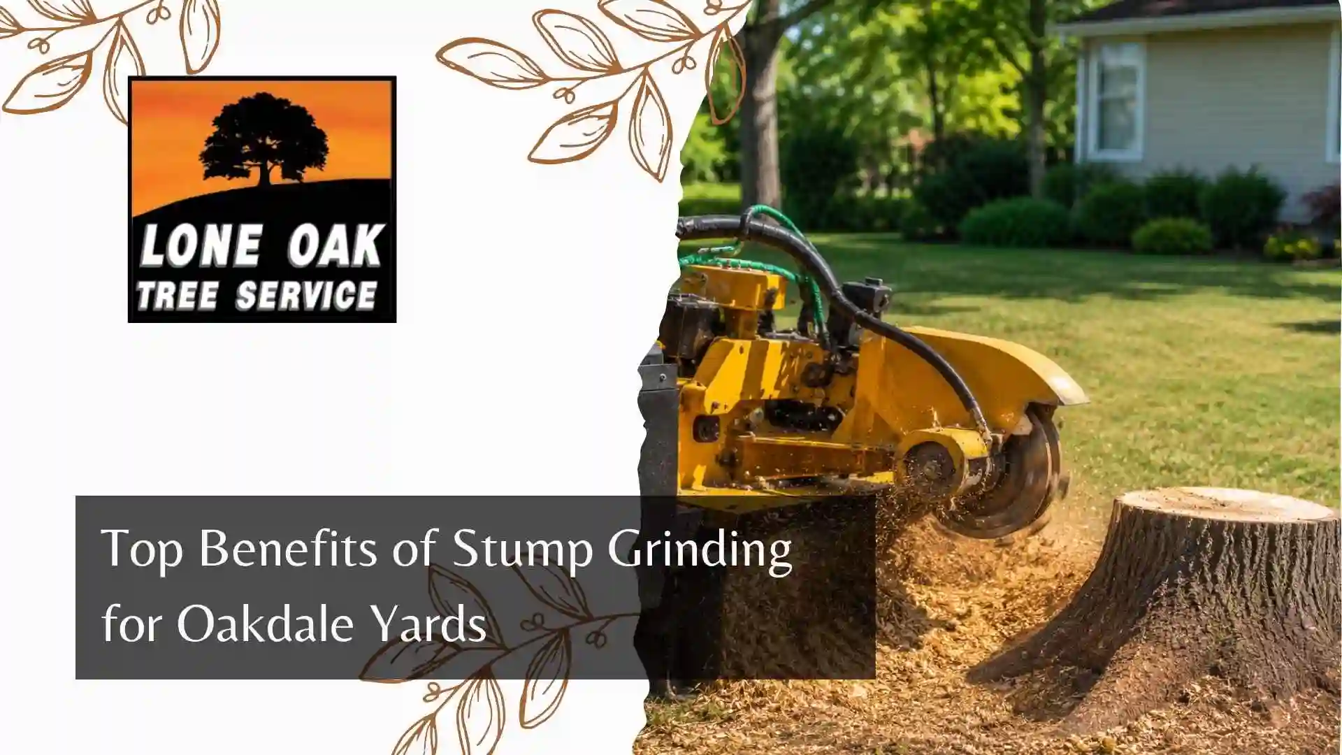 Top Benefits of Stump Grinding for Oakdale Yards